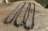 Polished Hematite Mixed Bead Choker - Sold Per Item - From China