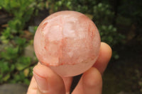 Polished Golden Healer Quartz Spheres x 12 From Madagascar