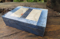 Polished Dumortierite Jewellery Box x 1 From Mozambique