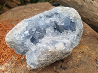 Natural Celestite Geode Specimen x 1 From Sakoany, Madagascar