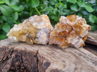 Natural Limonite Quartz Clusters x 24 From Solwezi, Zambia