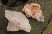 Natural Quartz Crystals x 6 From Mpika, Zambia