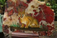 Hand Made Caracal Decoupage Stone Slabs x 6 From Southern Africa