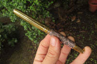 Hand Made Fountain Pens With Stone Inlays x 4 From China