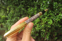 Hand Made Fountain Pens With Stone Inlays x 4 From China