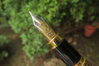 Hand Made Fountain Pens With Stone Inlays x 4 From China