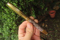 Hand Made Fountain Pens With Stone Inlays x 4 From China