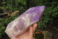 Polished Chevron Amethyst Point x 1 From Madagascar