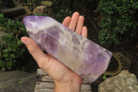 Polished Chevron Amethyst Point x 1 From Madagascar