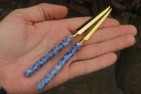 Polished Sodalite Letter Openers - Sold Per Item - From Namibia