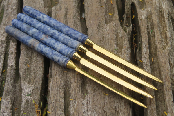 Polished Sodalite Letter Openers - Sold Per Item - From Namibia