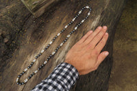 Polished Hematite and Freshwater Pearl Beaded Necklace - Sold Per Item - From Southern Africa