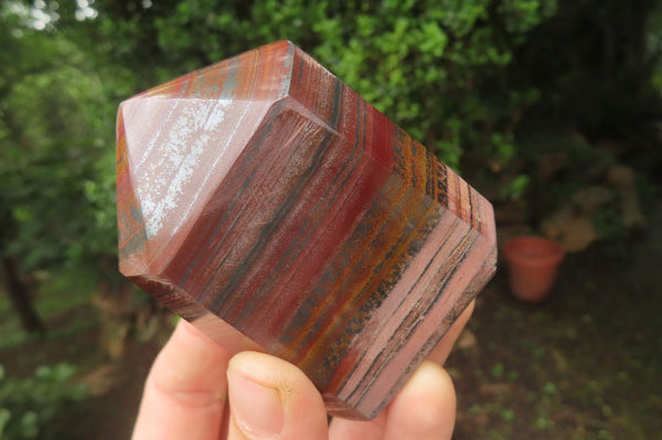 Polished Tiger Iron Jasper Points x 4 From South Africa