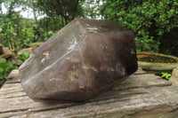 Polished Smokey Window Quartz Crystal x 1 From Madagascar