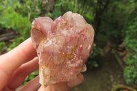 Natural Red Hematoid Quartz Clusters x 6 From Karoi, Zimbabwe