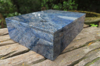 Polished Dumortierite Jewellery Box x 1 From Mozambique