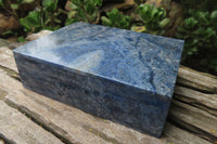 Polished Dumortierite Jewellery Box x 1 From Mozambique