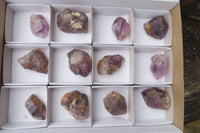 Natural Zululand Amethyst Crystals x 12 From South Africa