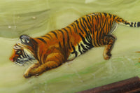 Hand Made Tiger Decoupage Stone Slabs x 6 From Southern Africa