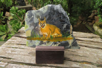 Hand Made Caracal Decoupage Stone Slabs x 6 From Southern Africa