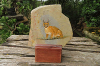 Hand Made Caracal Decoupage Stone Slabs x 6 From Southern Africa