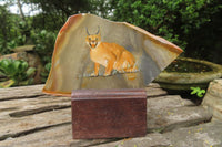 Hand Made Caracal Decoupage Stone Slabs x 6 From Southern Africa