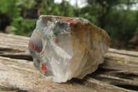 Natural Bloodstone Cobbed Specimens x 36 From Swaziland