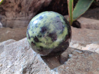 Polished Leopard Stone Eggs x 4 From Zimbabwe