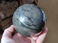 Polished Pharaoh Stone Sphere x 1 From Zimbabwe