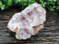 Natural Jacaranda Amethyst Quartz Clusters x 2 from Mumbwa, Zambia