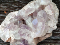 Natural Jacaranda Amethyst Quartz Clusters x 2 from Mumbwa, Zambia