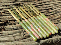 Polished Unakite Letter Openers - Sold Per Item - From South Africa