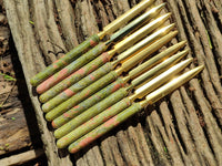 Polished Unakite Letter Openers - Sold Per Item - From South Africa