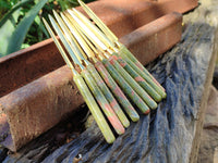 Polished Unakite Letter Openers - Sold Per Item - From South Africa