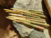 Polished Unakite Letter Openers - Sold Per Item - From South Africa