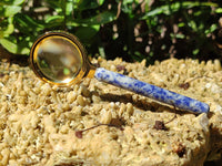 Polished Sodalite Magnifying Glasses - Sold Per Item - From Namibia