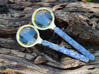 Polished Sodalite Magnifying Glasses - Sold Per Item - From Namibia