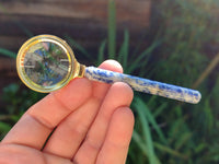 Polished Sodalite Magnifying Glasses - Sold Per Item - From Namibia