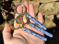 Polished Sodalite Magnifying Glasses - Sold Per Item - From Namibia