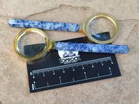 Polished Sodalite Magnifying Glasses - Sold Per Item - From Namibia