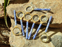 Polished Sodalite Magnifying Glasses - Sold Per Item - From Namibia