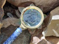 Polished Sodalite Magnifying Glasses - Sold Per Item - From Namibia