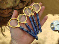 Polished Sodalite Magnifying Glasses - Sold Per Item - From Namibia