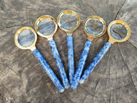 Polished Sodalite Magnifying Glasses - Sold Per Item - From Namibia