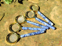 Polished Sodalite Magnifying Glasses - Sold Per Item - From Namibia