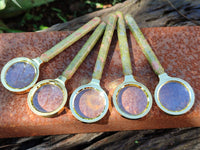 Polished Unakite Magnifying Glasses - Sold Per Item - From South Africa