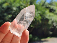 Polished Clear Quartz Crystals x 12 From Madagascar