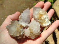 Natural Amethyst Spirit Quartz Clusters x 20 From Boekenhouthoek, South Africa