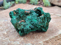 Natural Silky Malachite Specimens x 5 From Kasompe, Congo