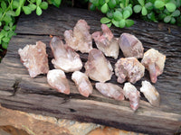 Natural Red Hematoid Quartz Clusters x 15 From Karoi, Zimbabwe